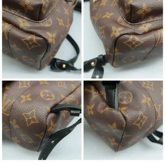 100% Authentic Louis Vuitton Palm Springs Brown Monogram Canvas Backpack - Picture 6 of 12